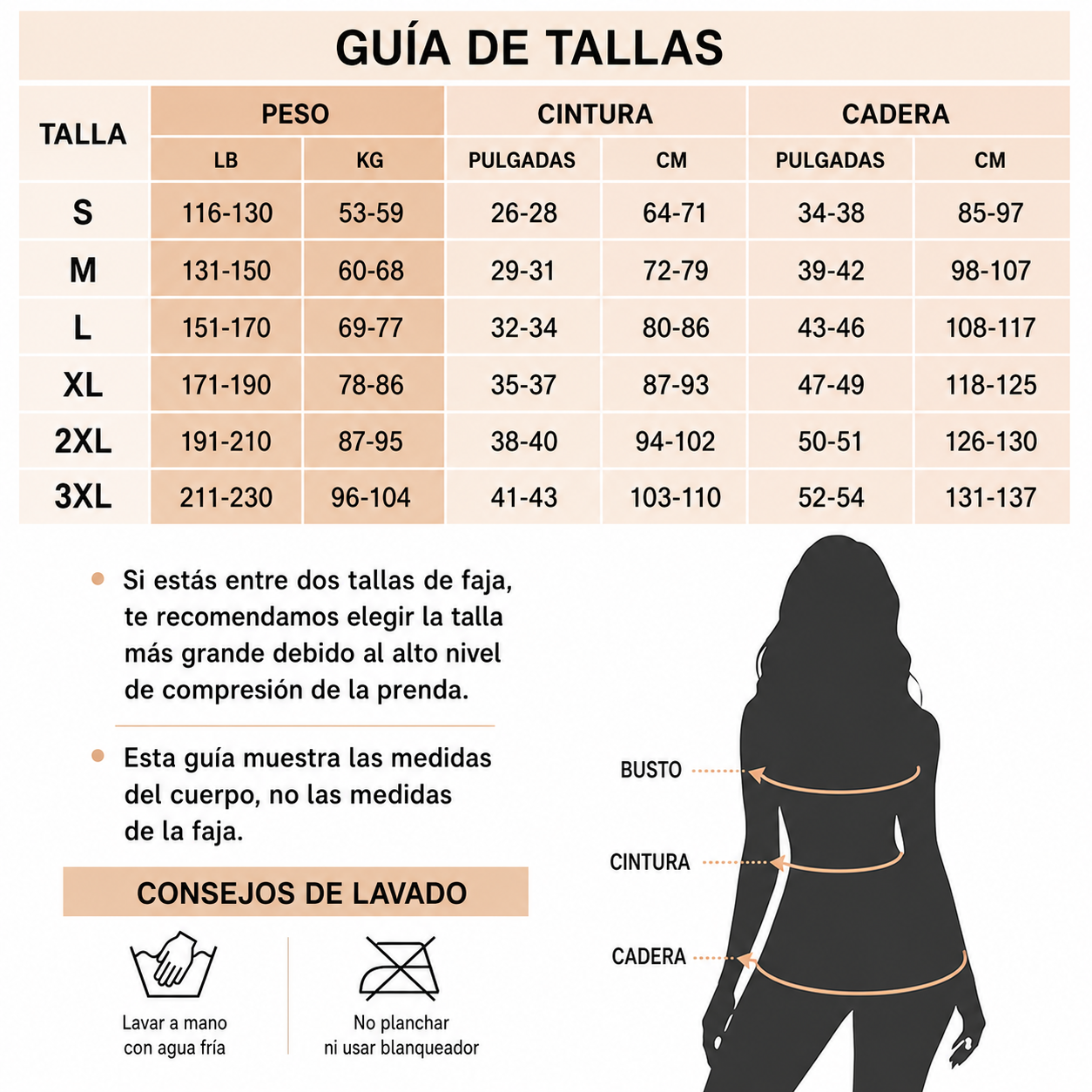 Faja de cuerpo completo con cierre en la entrepierna