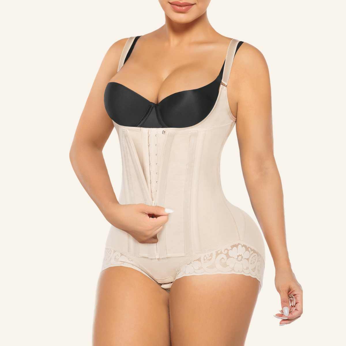 Faja colombiana de 8 varillas de acero, estilo braga