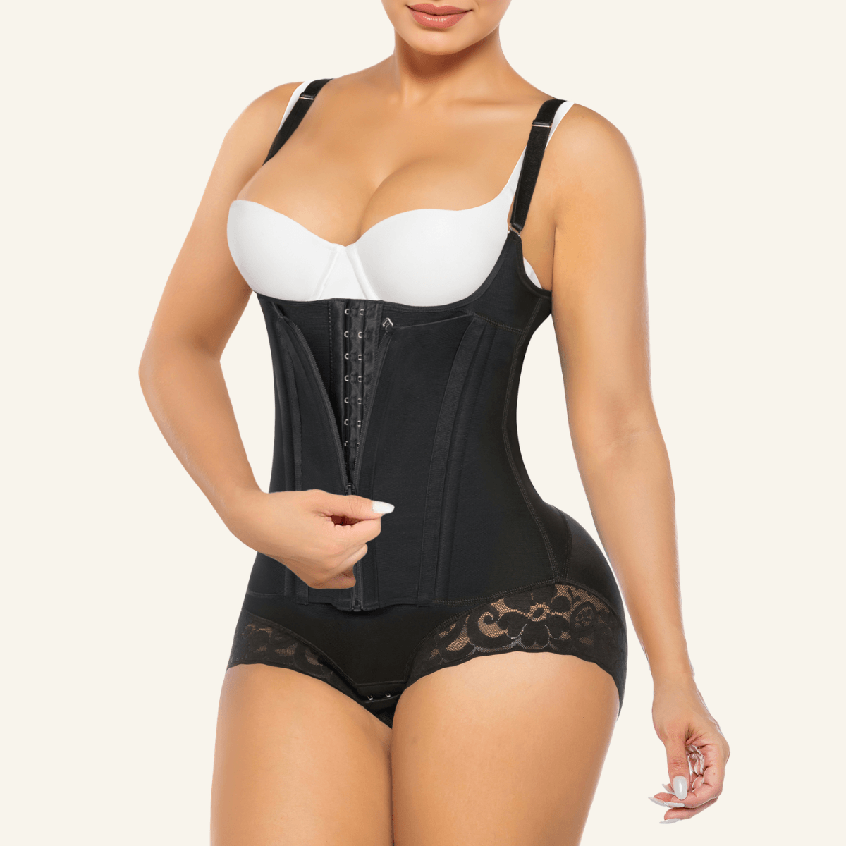 Faja colombiana de 8 varillas de acero, estilo braga