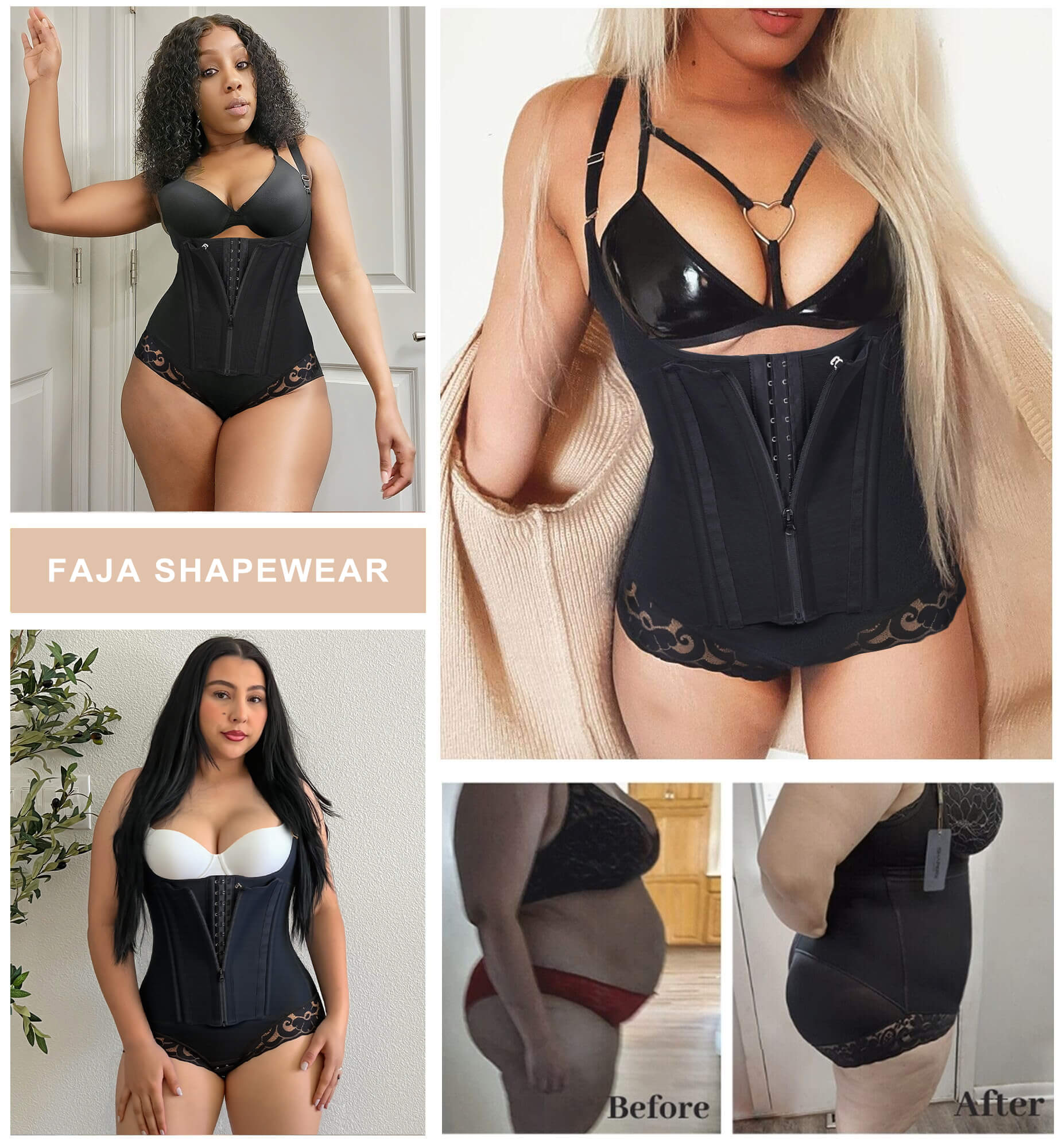 Faja colombiana de 8 varillas de acero, estilo braga