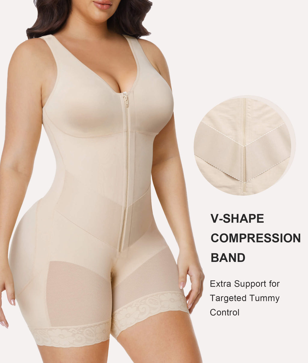 Faja de cuerpo entero con control de abdomen mejorado